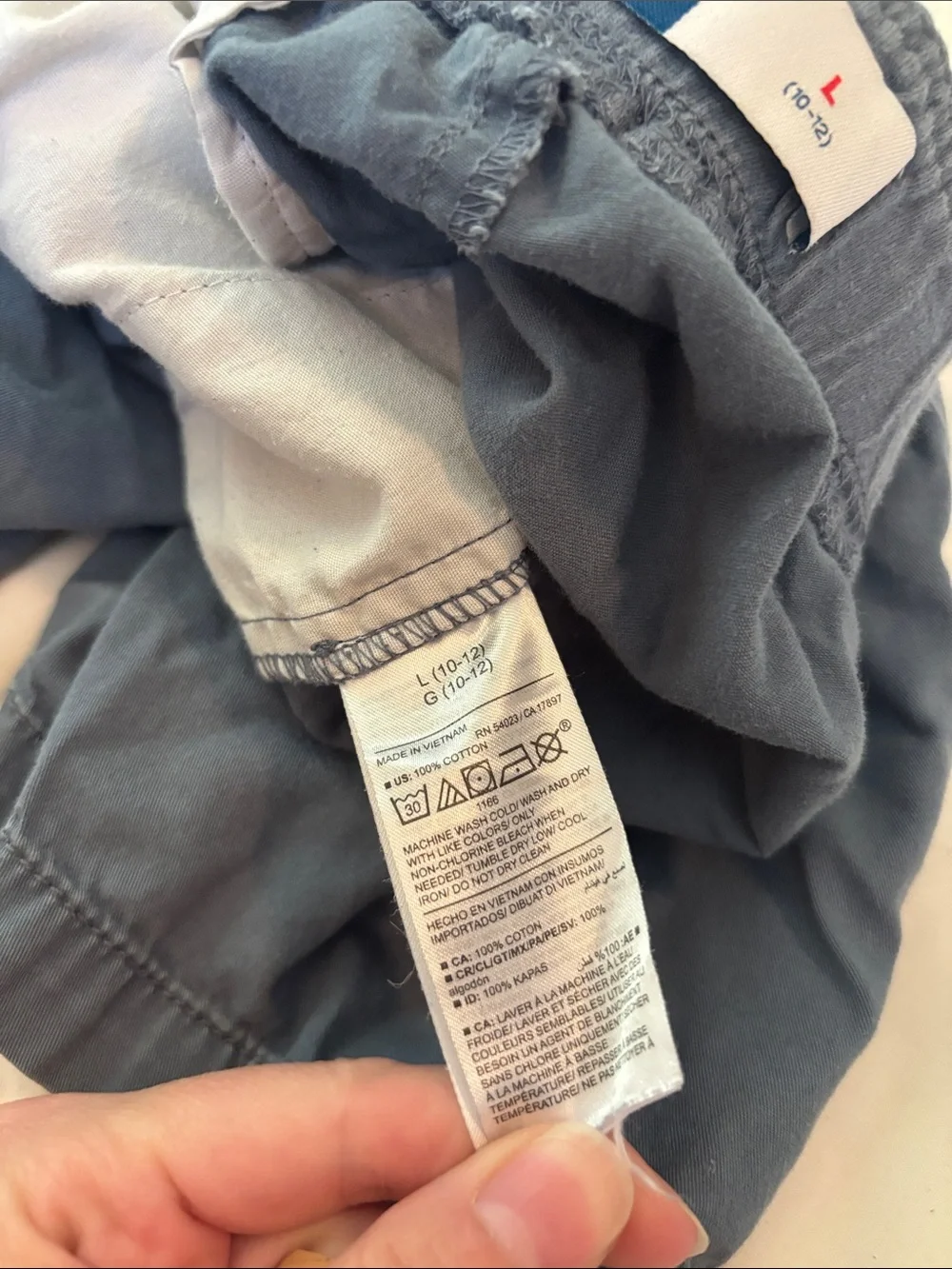 Old Navy Boys Slate Blue Drawstring Casual Shorts
